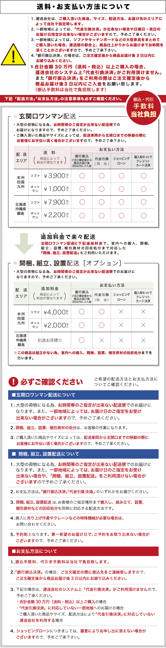 配送・お支払