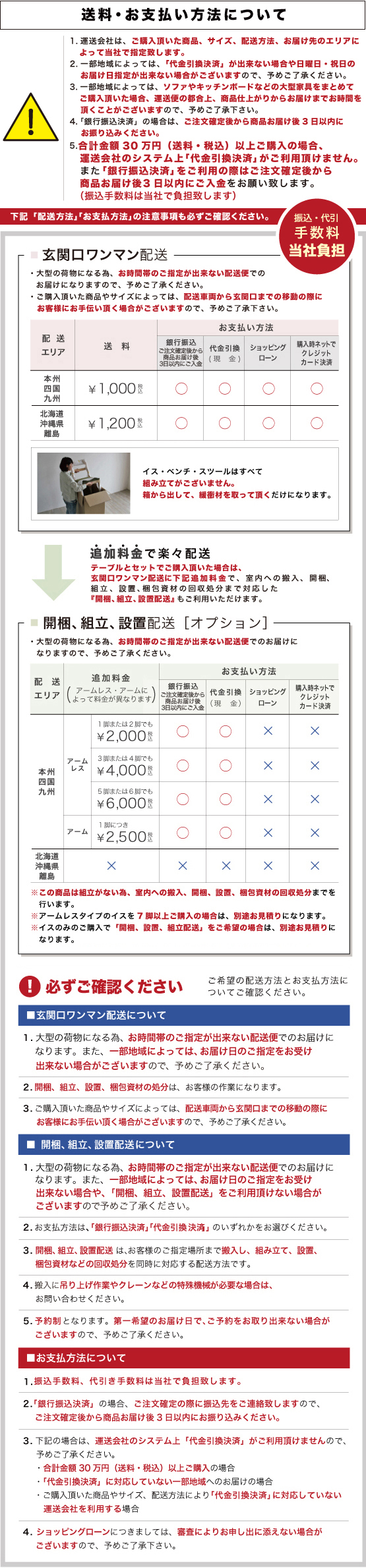 配送・お支払